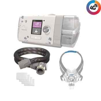AirSense 10 AutoSet For Her Auto CPAP + AirFit F30 Full Face CPAP Mask – Complete Package